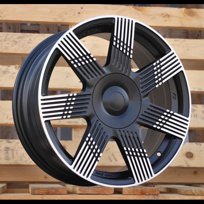 4 jantes 7.0 17 4x98 design fiat odlew niskociśnieniowy noir mat