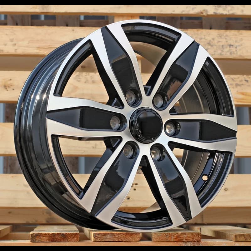 4 jantes 7.0 16 6x130 design mercedes odlew niskociśnieniowy noir brillant