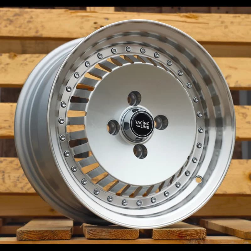 4 jantes 6.5 14 4x100 odlew niskociśnieniowy argent brillant