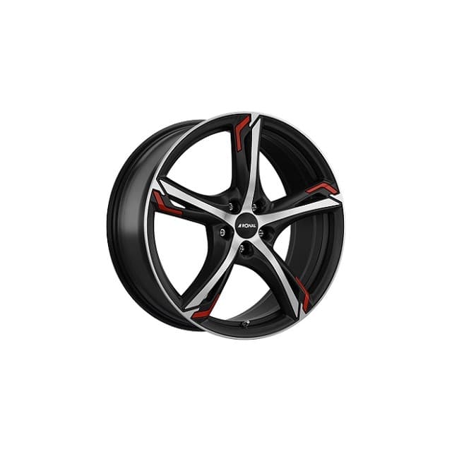 4 jantes ronal 7,5x18 ronal r62 red 5/112 et51 ch76
