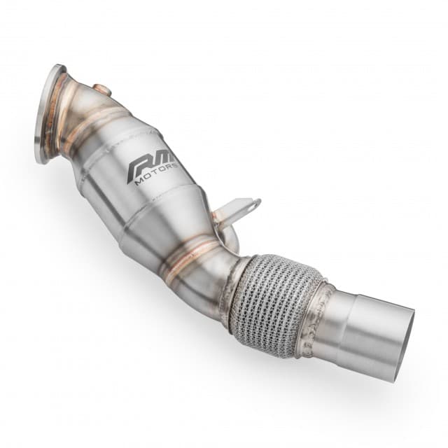 Downpipe bmw f30, f31, f34 gt lci 330i, 330ix, 330e b48 + silencer