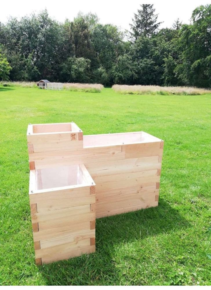 Carré Fantastik-MARIANIK, carré potager - jardinière PMR surélevé 3 niveaux. Fabriqué en France.