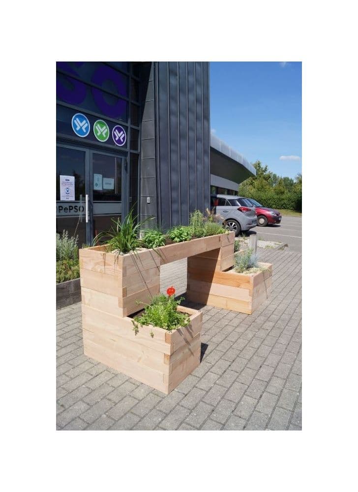 Carré Fantastik-MOBILIK, carré potager - jardinière surélevé PMR. Fabriqué en France.