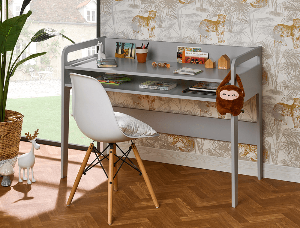 Bureau enfant Féroé Gris Perle