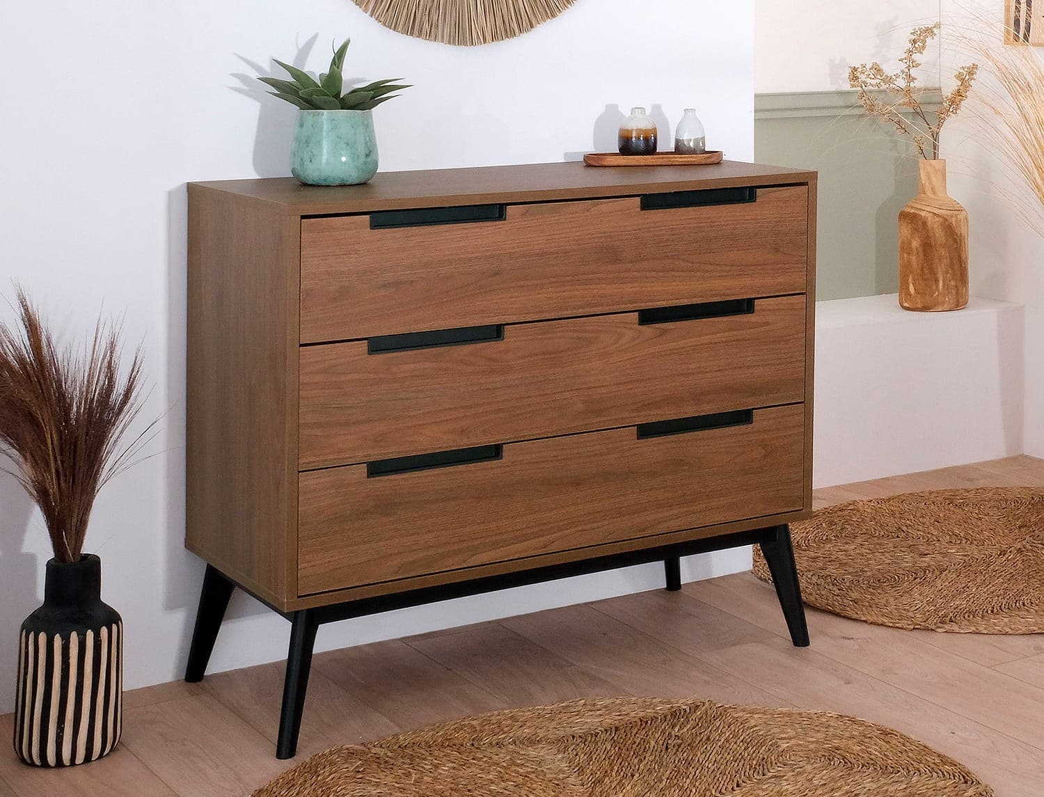 Commode Noyer Vintage Octave