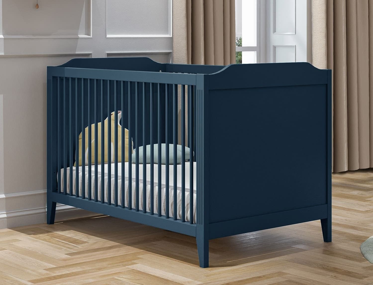 Lit bébé évolutif 70x140 Héritage Bleu Prestige