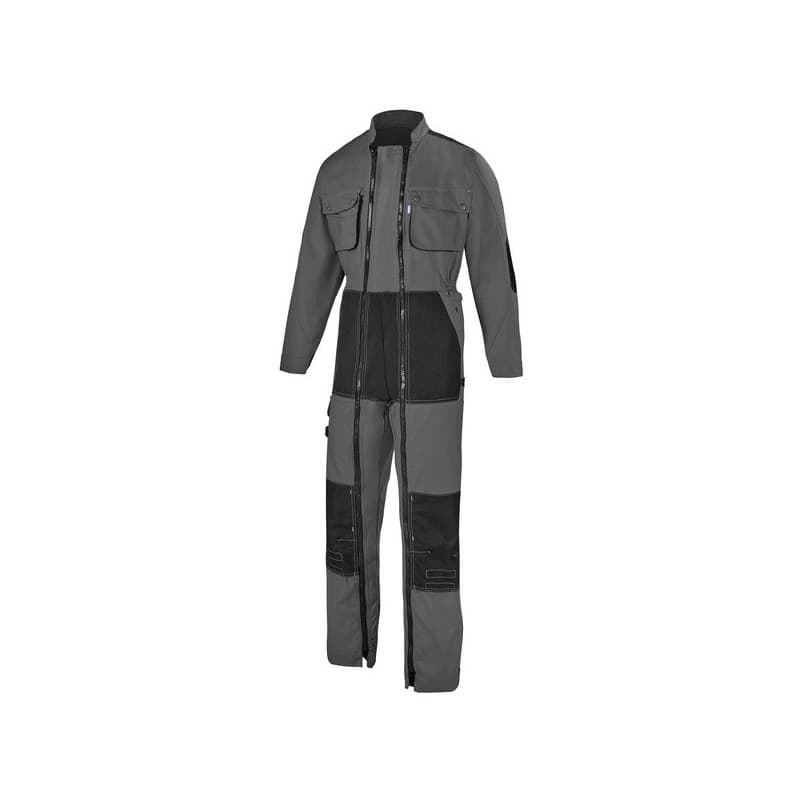 Combinaisons craft worker 2 zip combinaison craft worker gris charcoal/noir t3 200 - 300 g 7 et plus coton / polyester combinaison t3 1 pièce(s) gris,