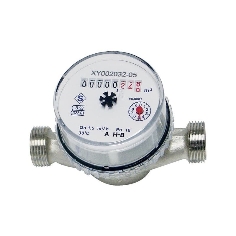 Compteur jet unique eau froide mm20x27 compteur jet unique eau froide mm20x27 1 pièce(s) - somatherm for you