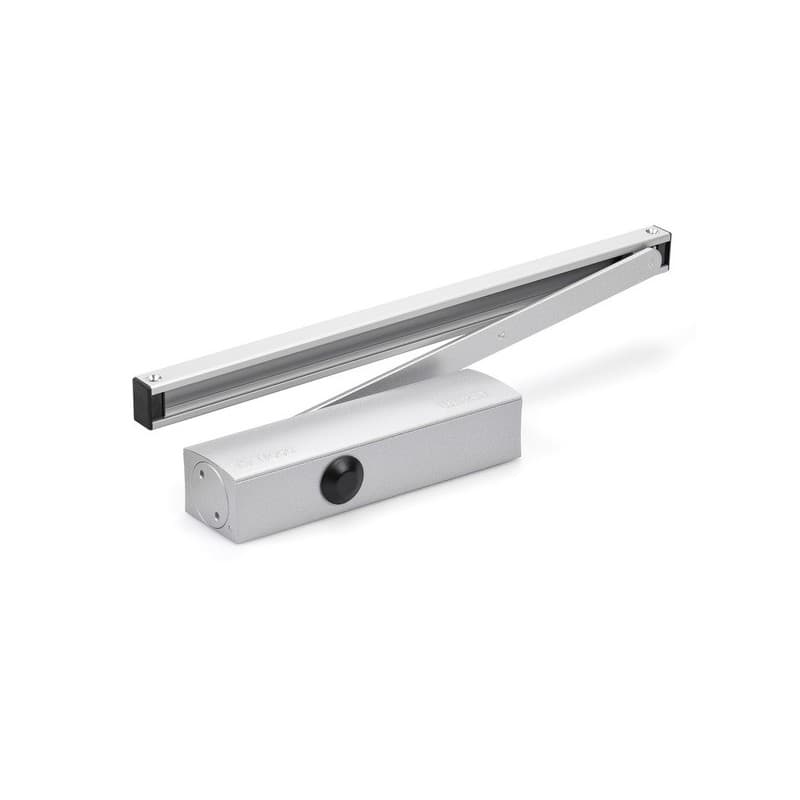 Ferme porte ts wood + bras coulisse 3 kg 1 pièce(s) ferme porte ts wood + bras coulisse 100 kg 950 mm ferme-porte complet coulisse gris - geze france