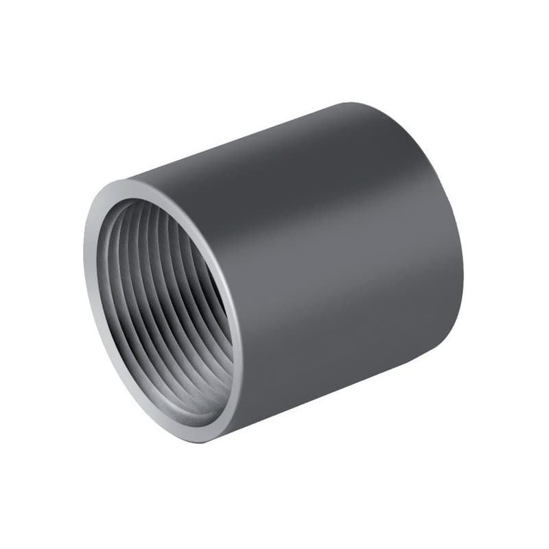 Manchons acier 701 manchon 701 acier noir 1"1/2 1 pièce(s) acier femelle / femelle 40/49 (1"1/2) brut - atusa france eurl.