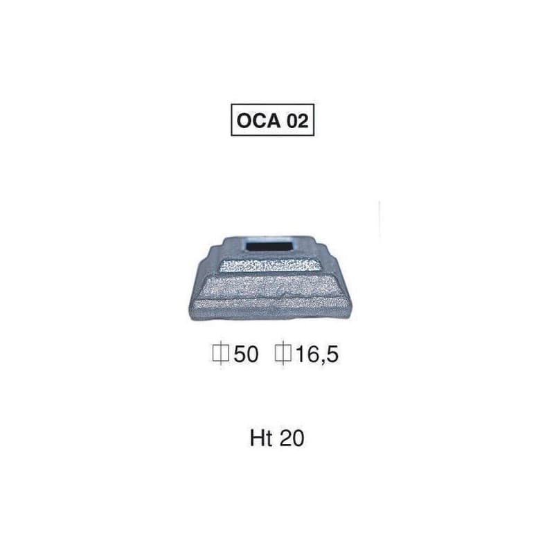 Cache 02 carré 50 perçage 16,5 cache 02 carré 50 perçage 16,5 1 pièce(s) - bourguignon