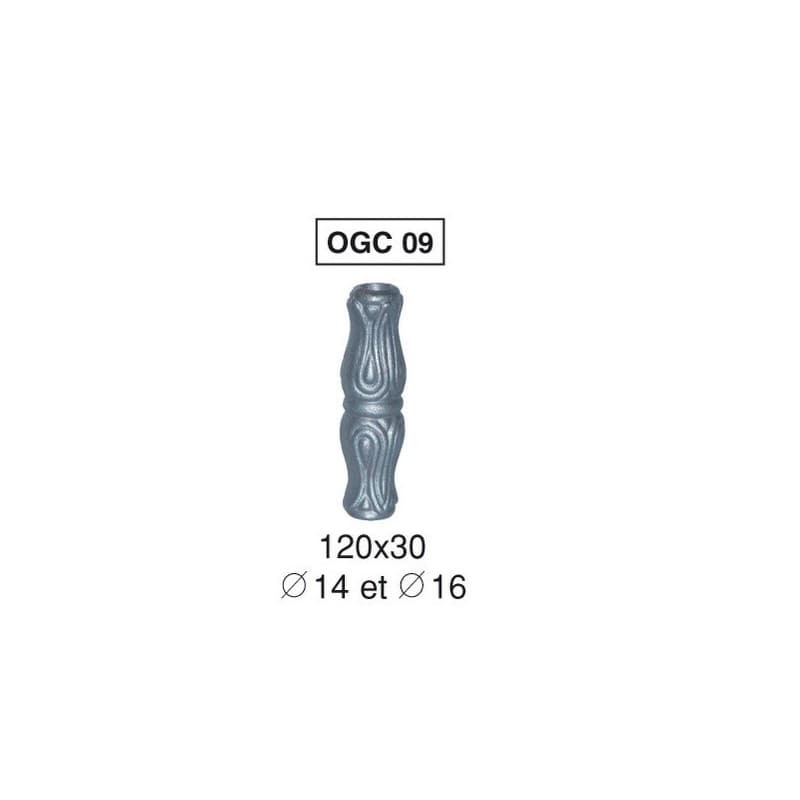 Garnitures creuses garniture 09 estampé rond 14 120 x 33 1 pièce(s) - bourguignon