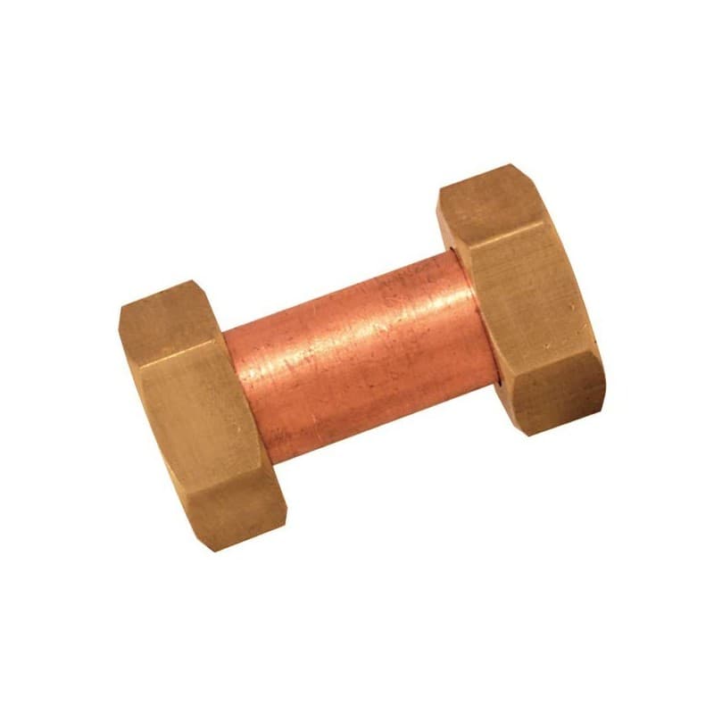 Raccords droits doubles femelles à écrou tournant - laiton/cuivre raccord double femelle ff12x17 1 pièce(s) laiton 12/17 (3/8") femelle / femelle - bo