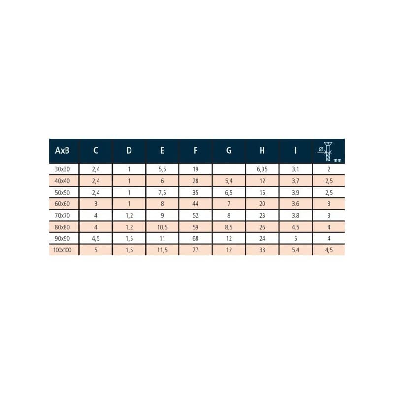 Charnières carrées à nœud roulé charnière carrée acier décapé p. f. 30 x 30 mm 30 mm 1 pièce(s) acier décapé - torbel industrie