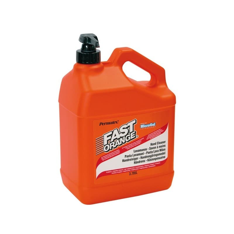 Savon fast orange savon fast orange 1 bidon(s) de 3.8 litre(s) Ă pompe liquide savon d'atelier 3.8 litre(s) - fast orange