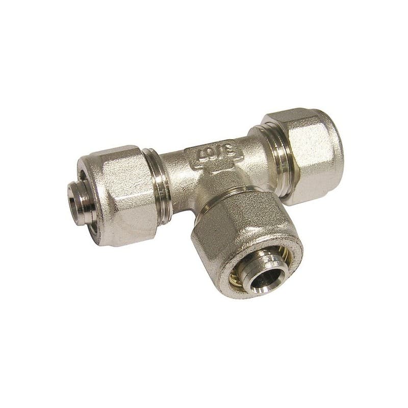 Tés égaux à compression té égal à compression multicouche d16 1 pièce(s) 16 mm multicouche - somatherm for you