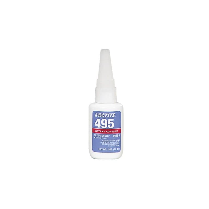 Colle loctite® 495 cyanocrylate liquide colle loctite® 495 5 à 20 secondes manuelle sans charges caoutchouc, métal, plastique rigide 1 flacon(s) de 20
