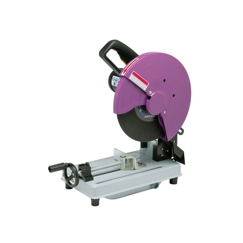 Tronçonneuse de chantier 230 v - 2,2 kw secteur tronçonneuse de chantier 230 v - 2,2 kw 3400 trs/min 240 mm 230 mm acier 45° à gauche, 90° ° 355 mm 20