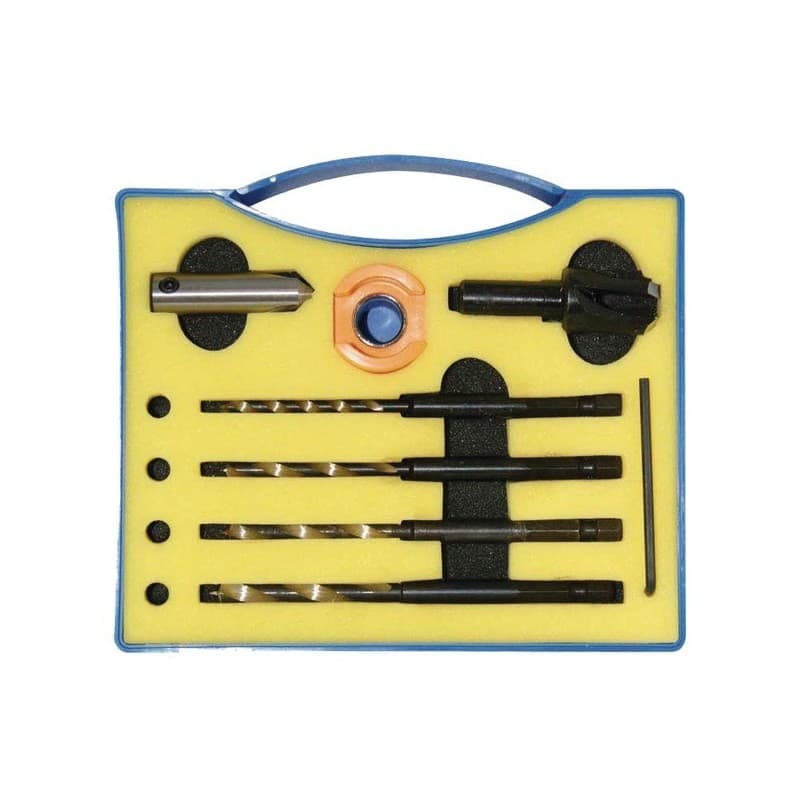 Coffrets de forets étagés pour terrasse coffret de forets étagés pour terrasse avec adaptateur bois hexagonal 1 coffret(s) 4 - 12 mm - fisch fammab