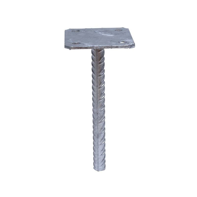 Pieds de poteau à sceller simple platine pied de poteau simple platine 130/130 1 pièce(s) - simpson strong tie