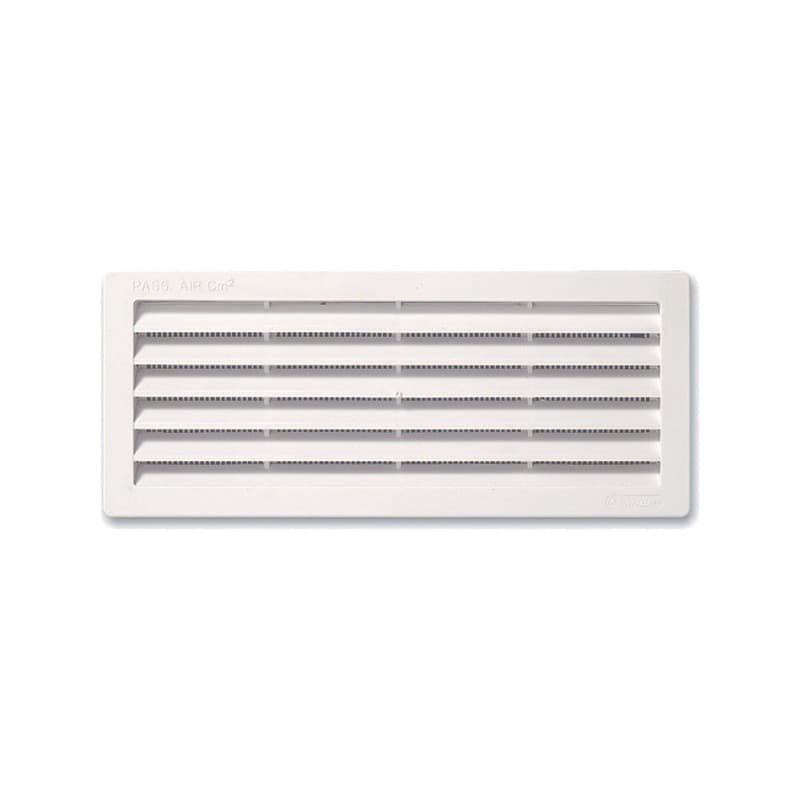 Grilles à encastrer grille menuis. avec moustiq. 90 cm² 230 x 85 mm blanche 1 pièce(s) - autogyre