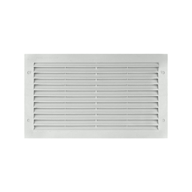 Grilles à encastrer grille menuis. avec moustiq. 175 cm² 334 x 186 mm blanche 1 pièce(s) - autogyre