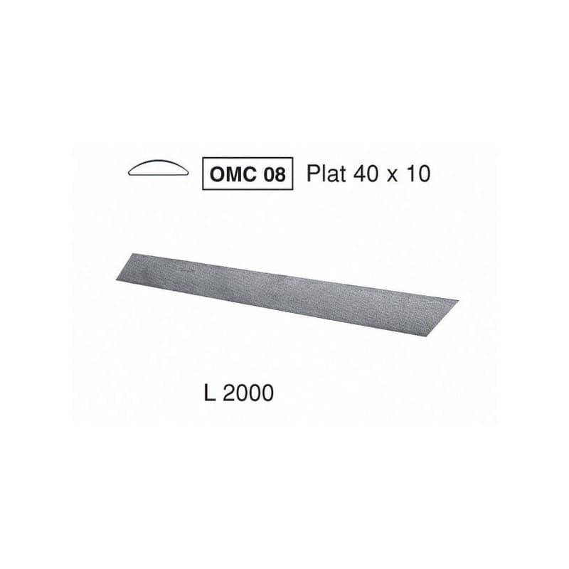 Mains courantes acier main courante 08 acier longueur 2000 1 pièce(s) - bourguignon