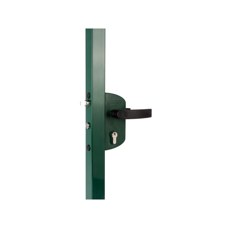 Serrures polyamide lakz p1 serrure polyamide pour portillon de jardin vert 6005 1 pièce(s) - locinox