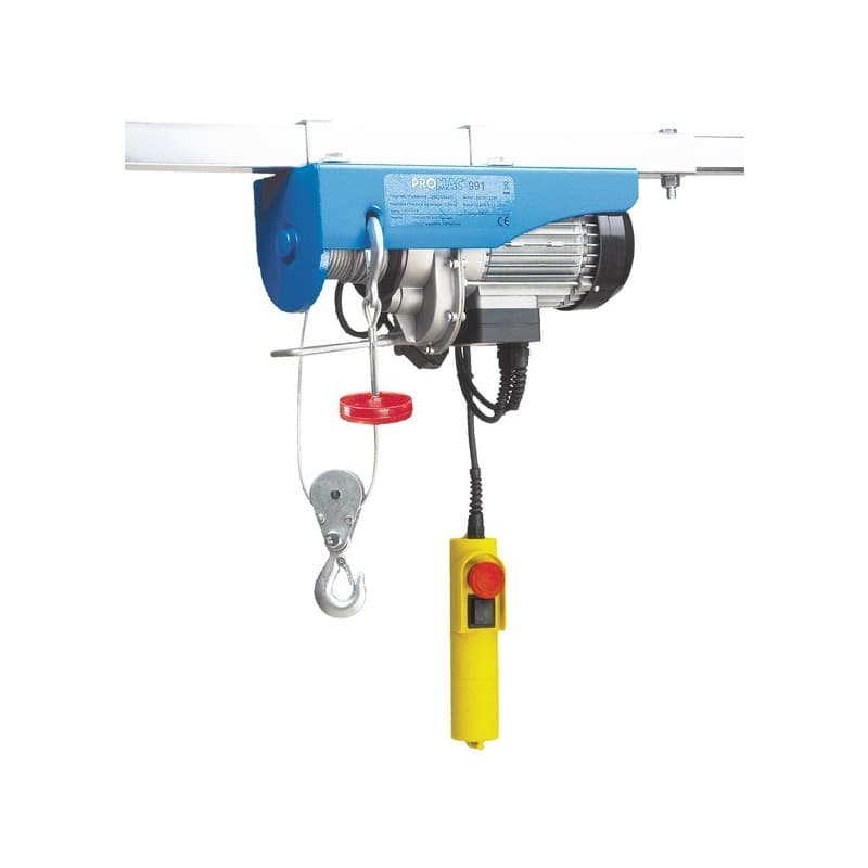 Palan électrique 230v palan électrique 230v - 250 kg électrique 1 pièce(s) 4.2 mm 12 m 8 m/min - promac
