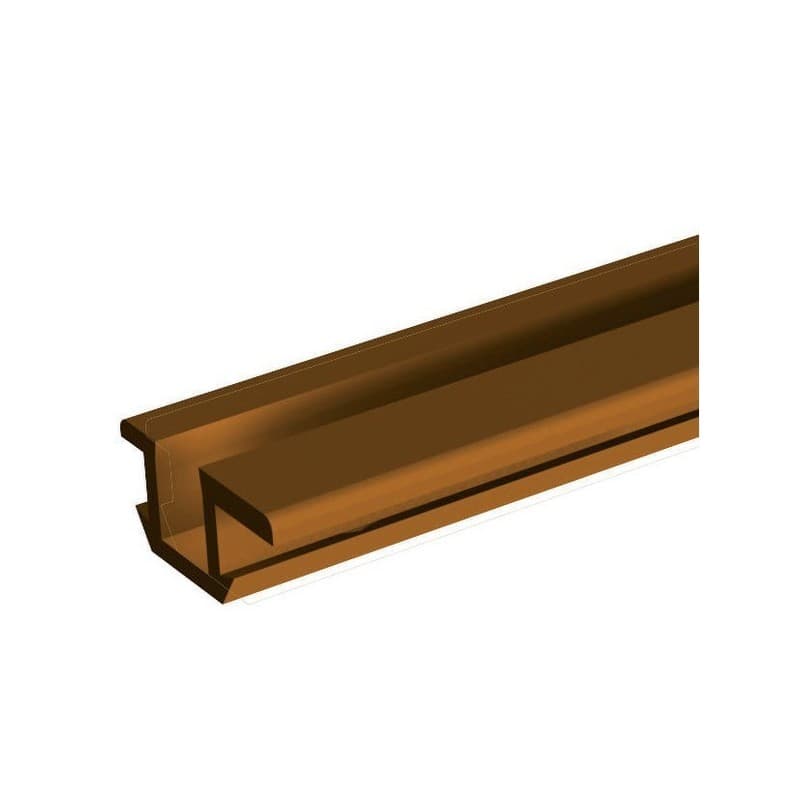 Rails à encastrer pico rail à encastrer pico marron 3 m 3.00 m 1 pièce(s) pvc 55 kg brun - mantion sas