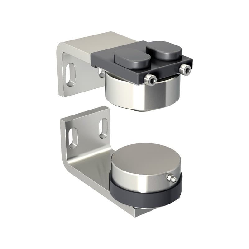 Pivots réglables avec pattes à visser pivot l ø 50 à visser haut et bas 1 pièce(s) - mantion sas