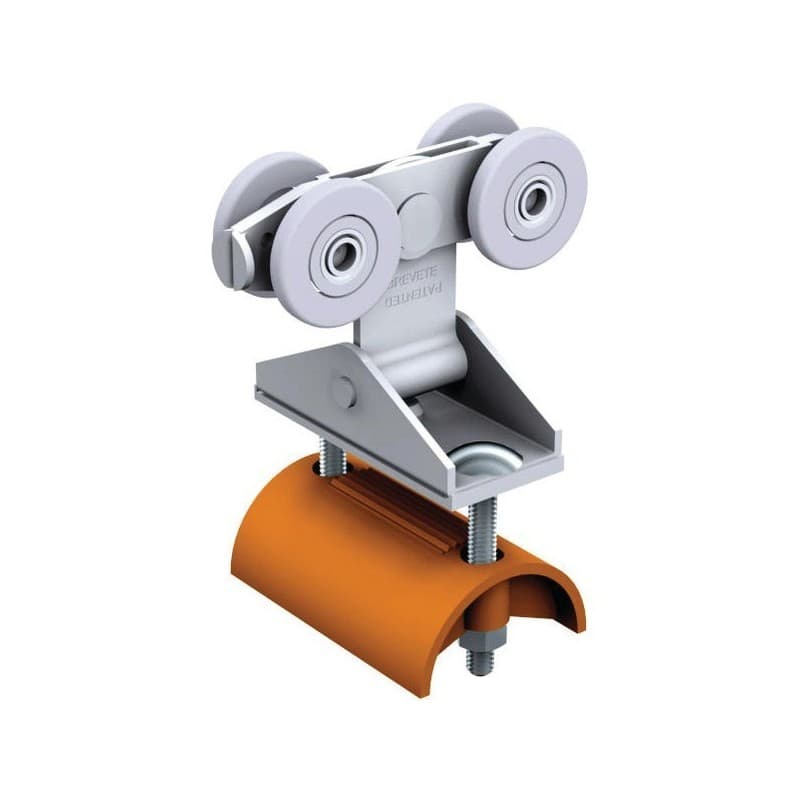 Chariot porte câbles plat oscillant pour rail 3530 chariot porte câbles plat oscillant pour rail 3530 1 pièce(s) - mantion sas