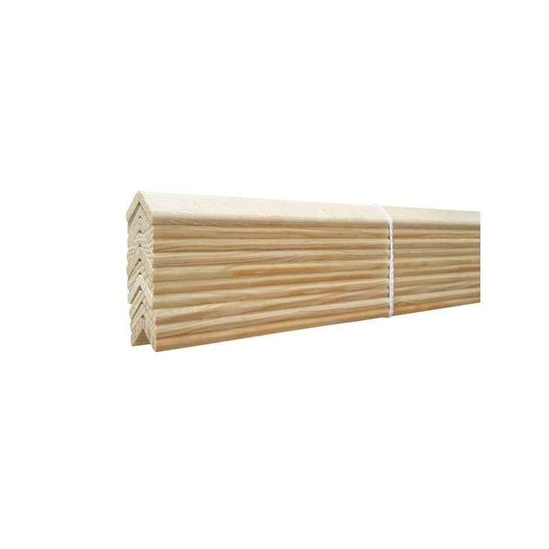 Angles arrondis lot angles arrondi pin petits noeuds 24 / 24 - 2.4 m 1 lot(s) de 10 barre(s) - sotrinbois