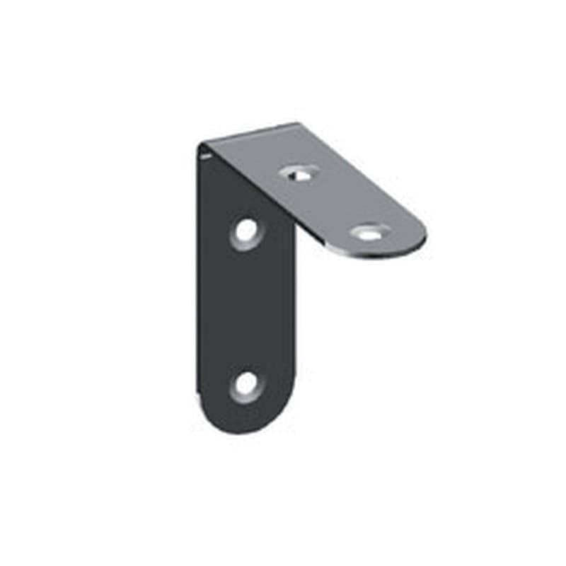 Équerres de chaise sur chant a.z. bout rond équerre de chaise sur chant acier zingué 50 x 50 mm 1 pièce(s) 15 mm 50 mm acier zingué - monin