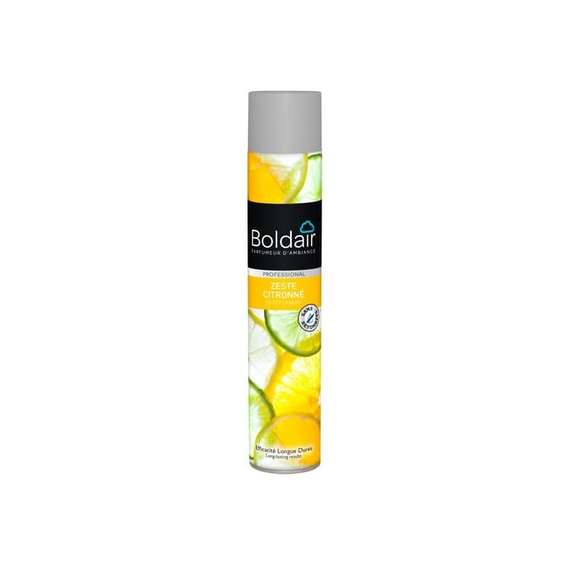 Désodorisant zeste citronné boldair 500 ml désodorisant zeste citronné boldair 1 aérosol(s) de 500 millilitre(s) citron spray - boldair