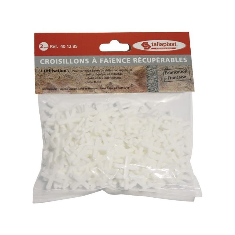Croisillons carrelage croisillons carrelage 4 mm 1 sachet(s) de 250 pièce(s) - sofop taliaplast
