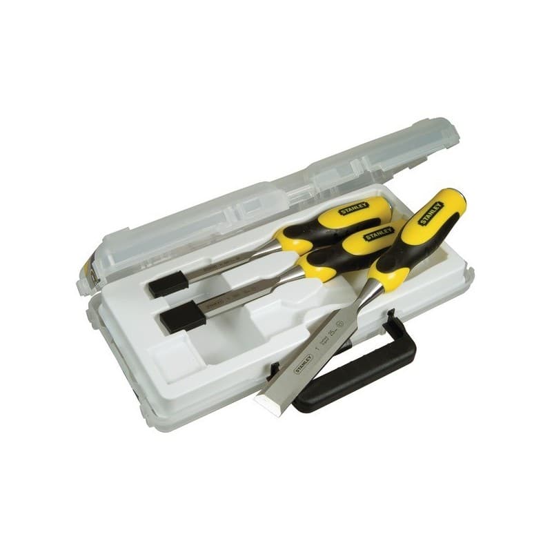 Coffret ciseaux à bois dynagrip® "strike" coffret ciseaux bois dynagrip® "strike" 1 coffret(s) de 3 pièce(s) - stanley division construction