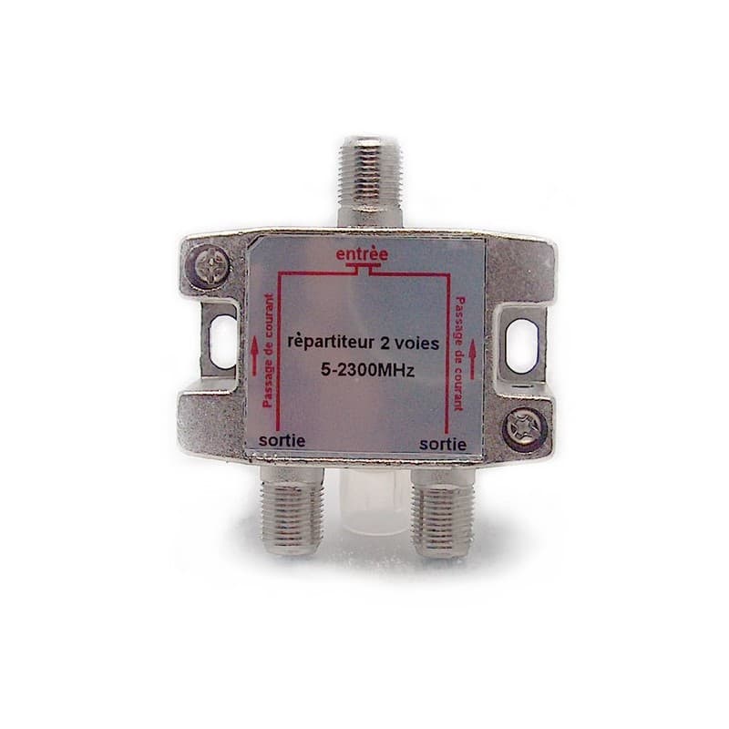 Répartiteurs blindés répartiteur blindé à connectique 2 voies f 1 pièce(s) - metronic