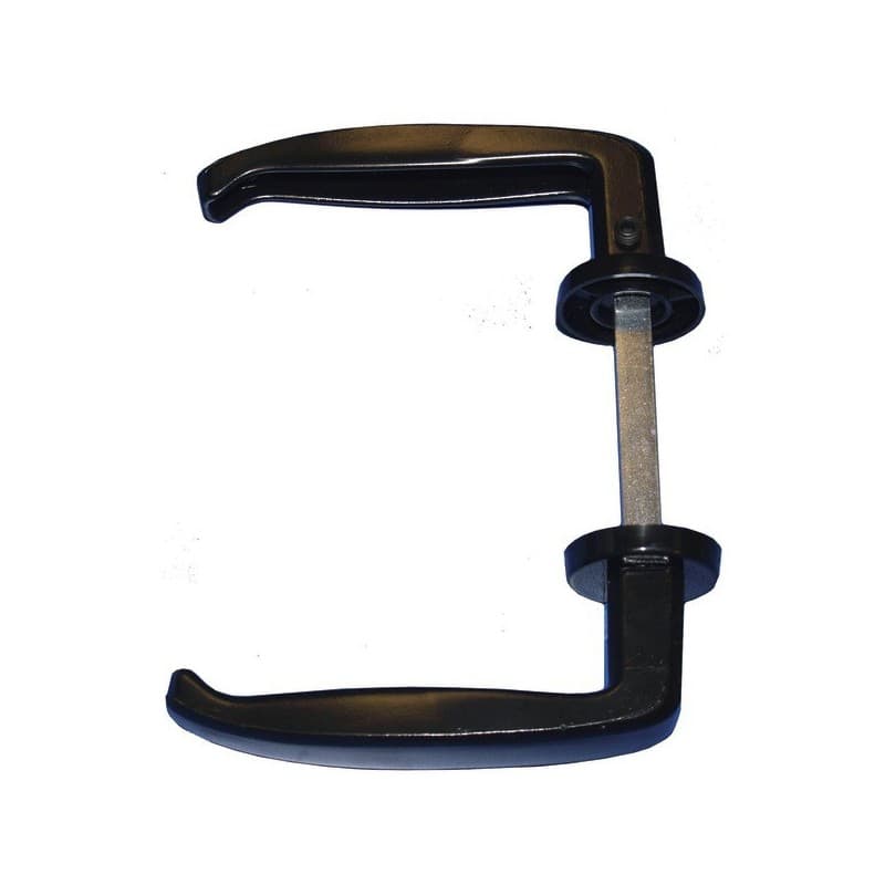 Béquilles pour serrures avec carré de 8 mm béquille double zamak tubes 30-70 mm carré 8 mm 1 pièce(s) - mantion sas