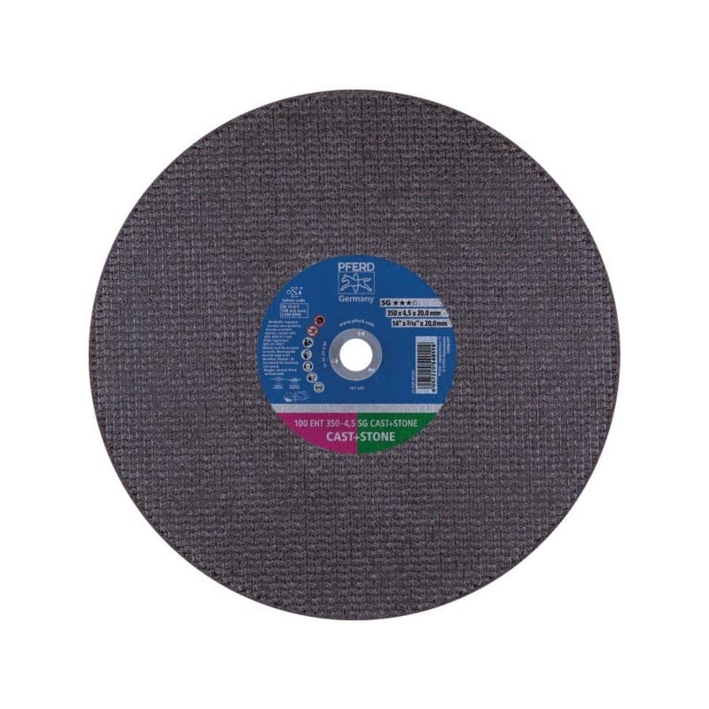 Disques à tronconner fonte/béton ligne performance sg cast + stone disque fonte-béton sg mp 350 x 4.5 x 20.0 plat 350 mm 1 pièce(s) béton et matériaux