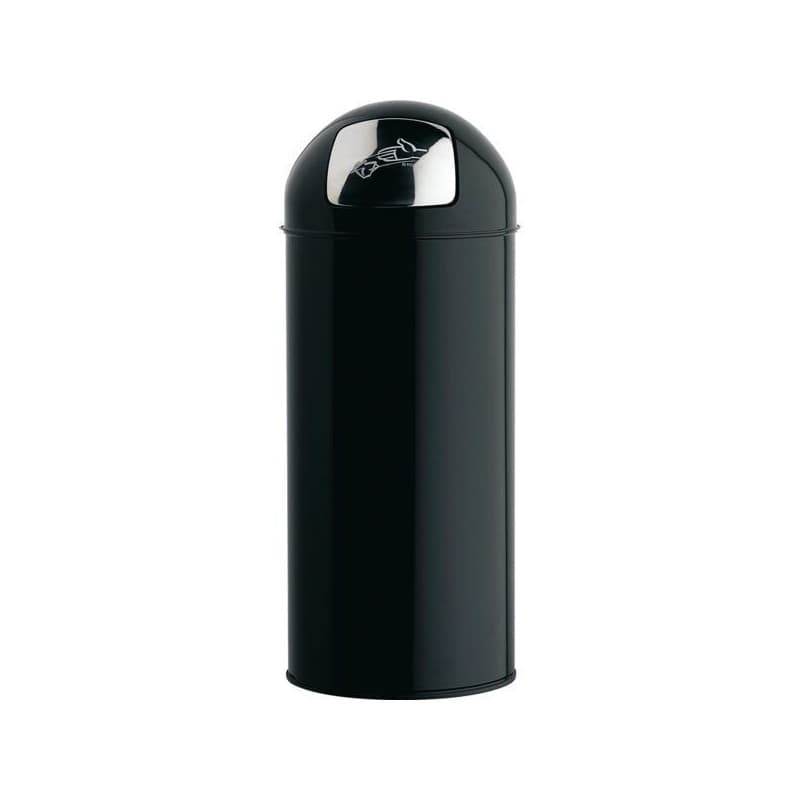Poubelles à trappe push poubelle à trappe push noir noir 1 pièce(s) 45 litre(s) à trappe - sn rossignol