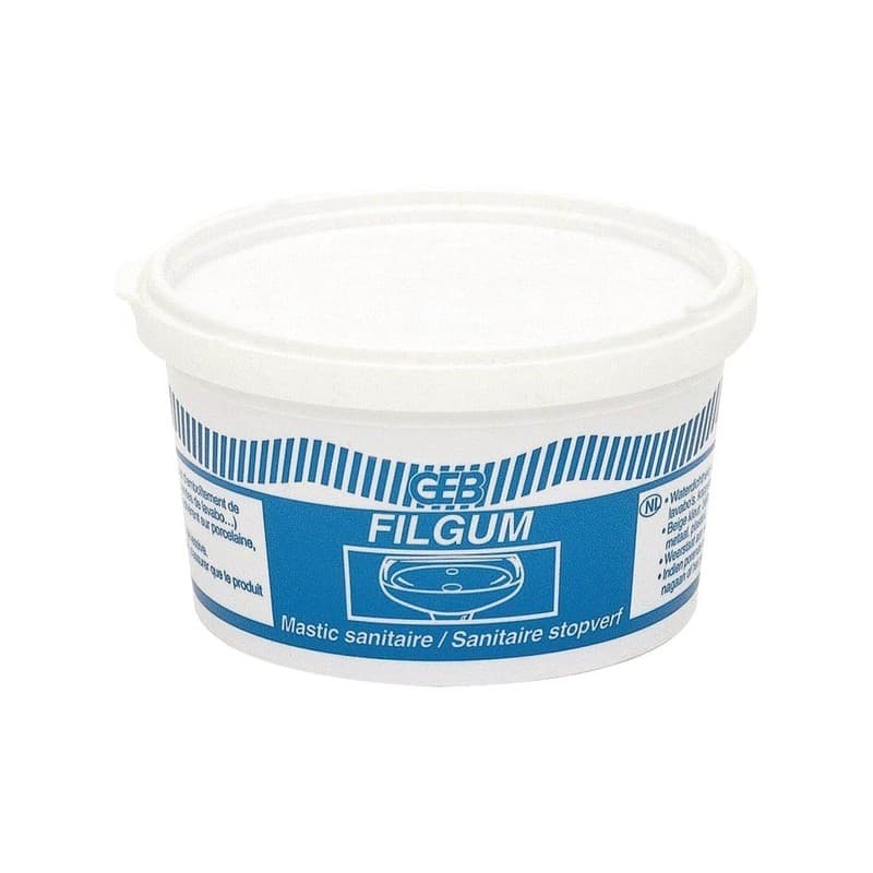 Mastics filgum - joint de bonde/emboîtement de tuyau mastic filgum 1 pot(s) de 500 gramme(s) - geb sas