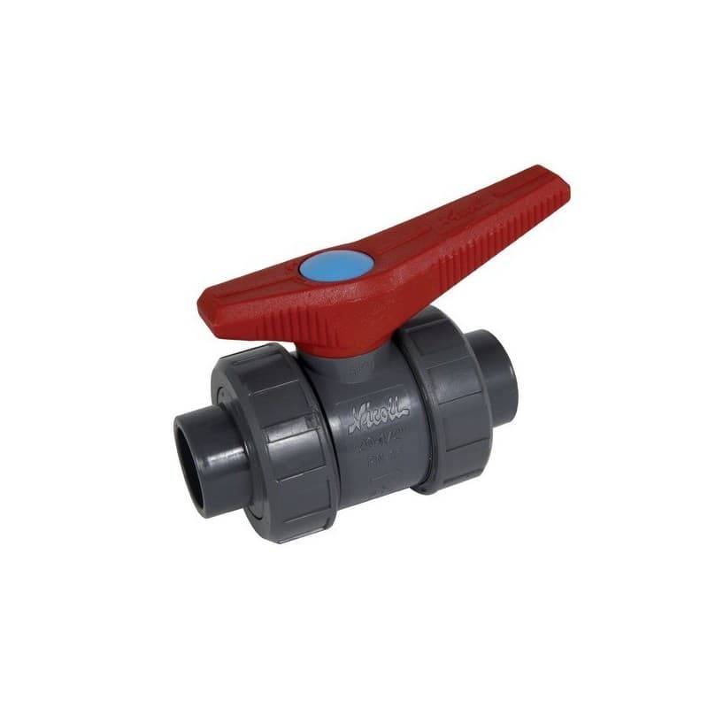 Vannes à bille à coller vanne à bille à colle ø 50 1 pièce(s) femelle / femelle plate sans - nicoll