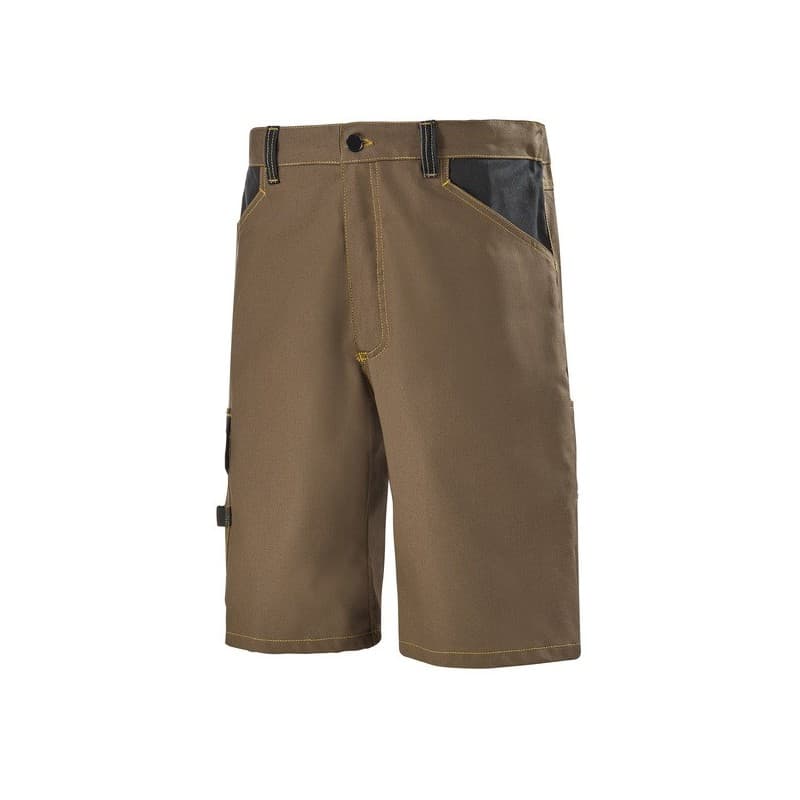 Bermudas craft worker bermuda craft worker marron/noir t0 200 - 300 g 7 et plus coton / polyester t0 bermuda 1 pièce(s) marron, noir - cepovett