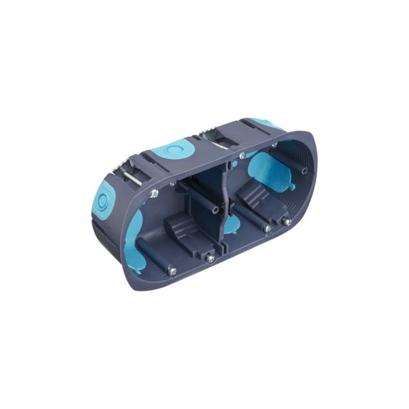 Boîte d'encastrement étanche à l'air stop'air 1 pièce(s) boite d'encastrement étanche stop'air 2 postes ø 67 x 40 mm - debflex