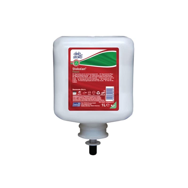 Crèmes de soin stokolan classic crème stokolan classic 1 cartouche(s) de 1 litre(s) cartouche rechargeable crème hydratante 1000 ml - sc johnson profe