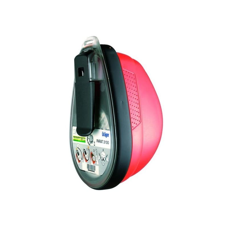 Demi-masque auto-sauveteur parat 3100 ffp3/p3 jetable type a non demi-masque auto-sauveteur parat 3100 1 pièce(s) - drager