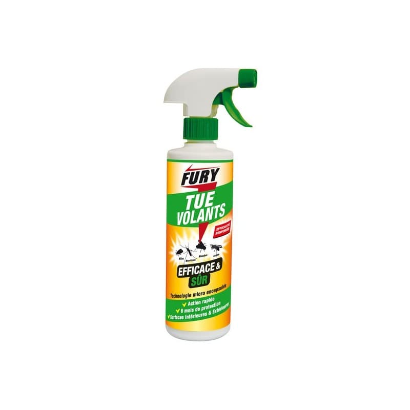 Insecticide tous volants 500 ml insecticide tous volants 1 vaporisateur(s) de 500 millilitre(s) intérieur et extérieur spray tous volants - fury
