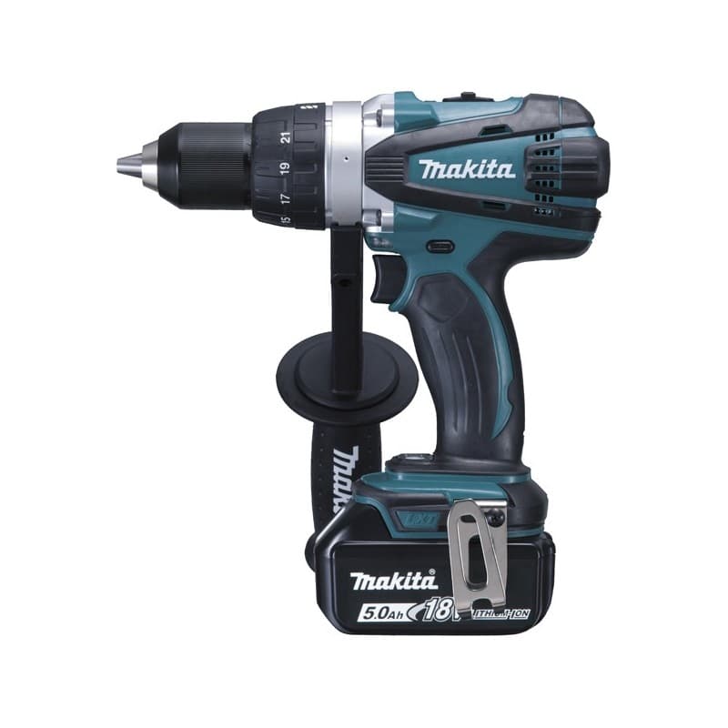 Perceuse-visseuse ddf458rtj 18v 5ah perceuse-visseuse ddf458rtj 18v 5ah 2 5 ah batterie 13 mm moteur sans charbon 2.3 kg 2000 trs/min 1 coffret(s) 18