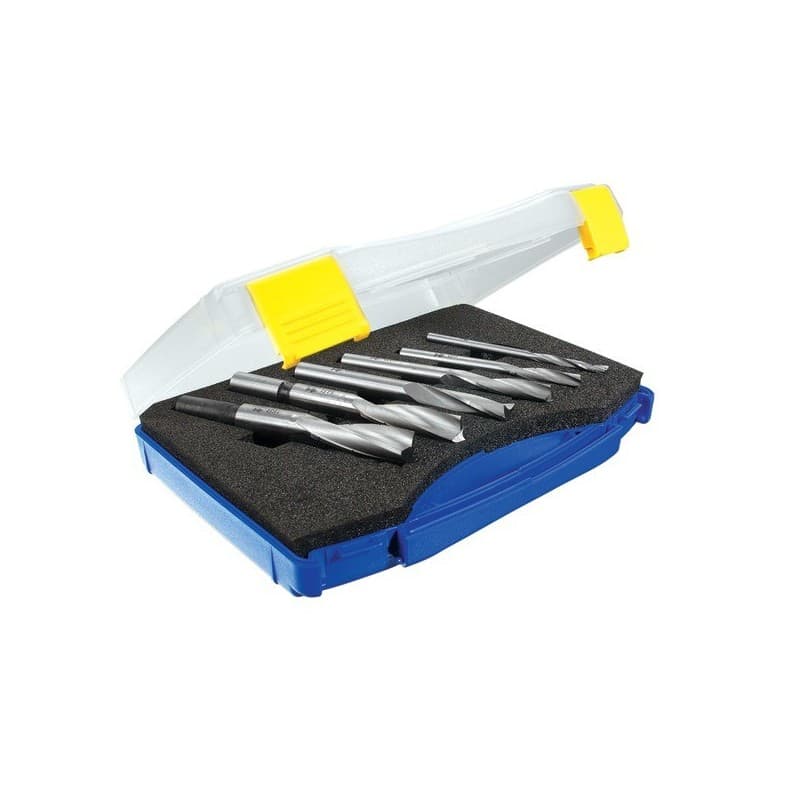 Coffret de mèches hss à mortaiser coffret de mèches à mortaiser - droite bois cylindrique 1 coffret(s) de 6 pièce(s) 6 - 16 mm - fisch fammab